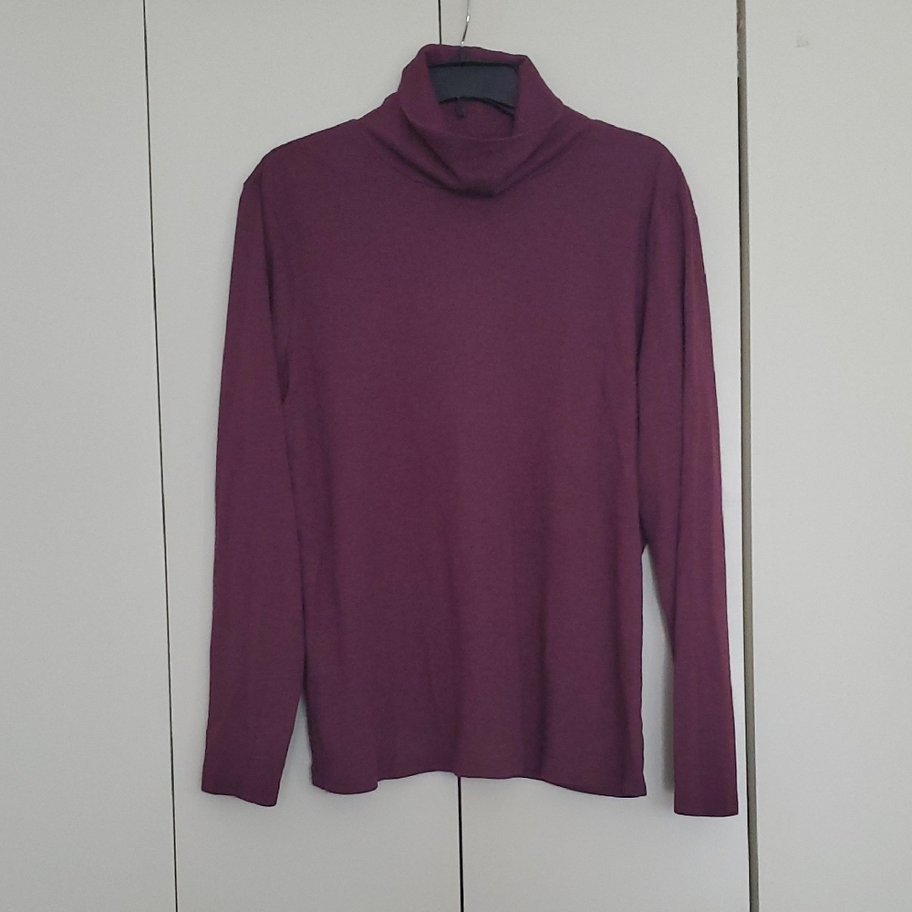 St. John's Bay Maroon Turtleneck Sweater